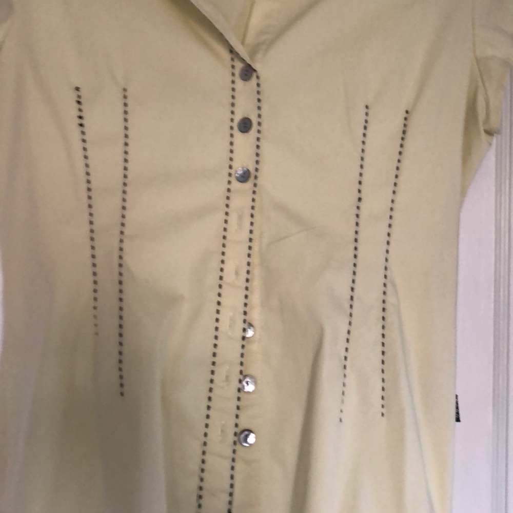 Bcbgmaxazria Cotton Button Down Top - image 2